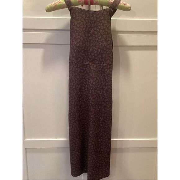 Patagonia Magnolia Spring Dress Sz XS Stretch Brown Built In Bra - Picture 3 of 10